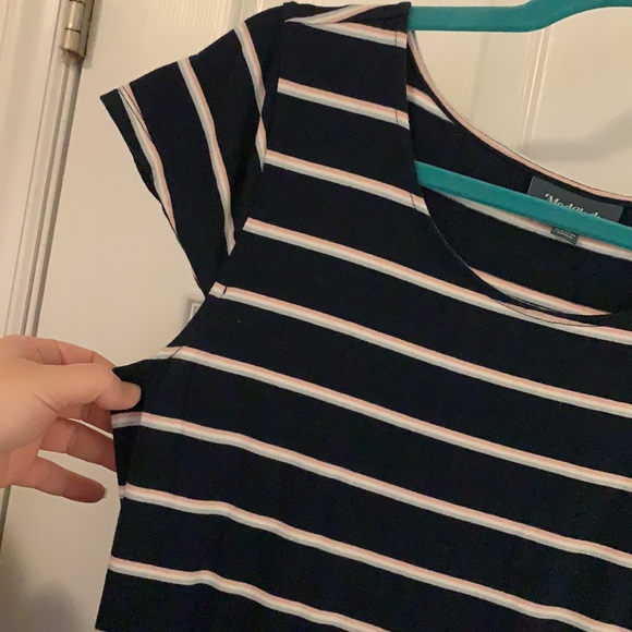 Striped Modcloth maxi dress sz L - Picture 4 of 6